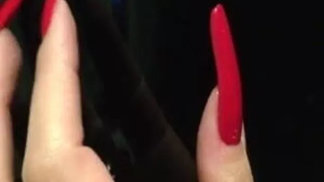 Красные ногти Секс видео